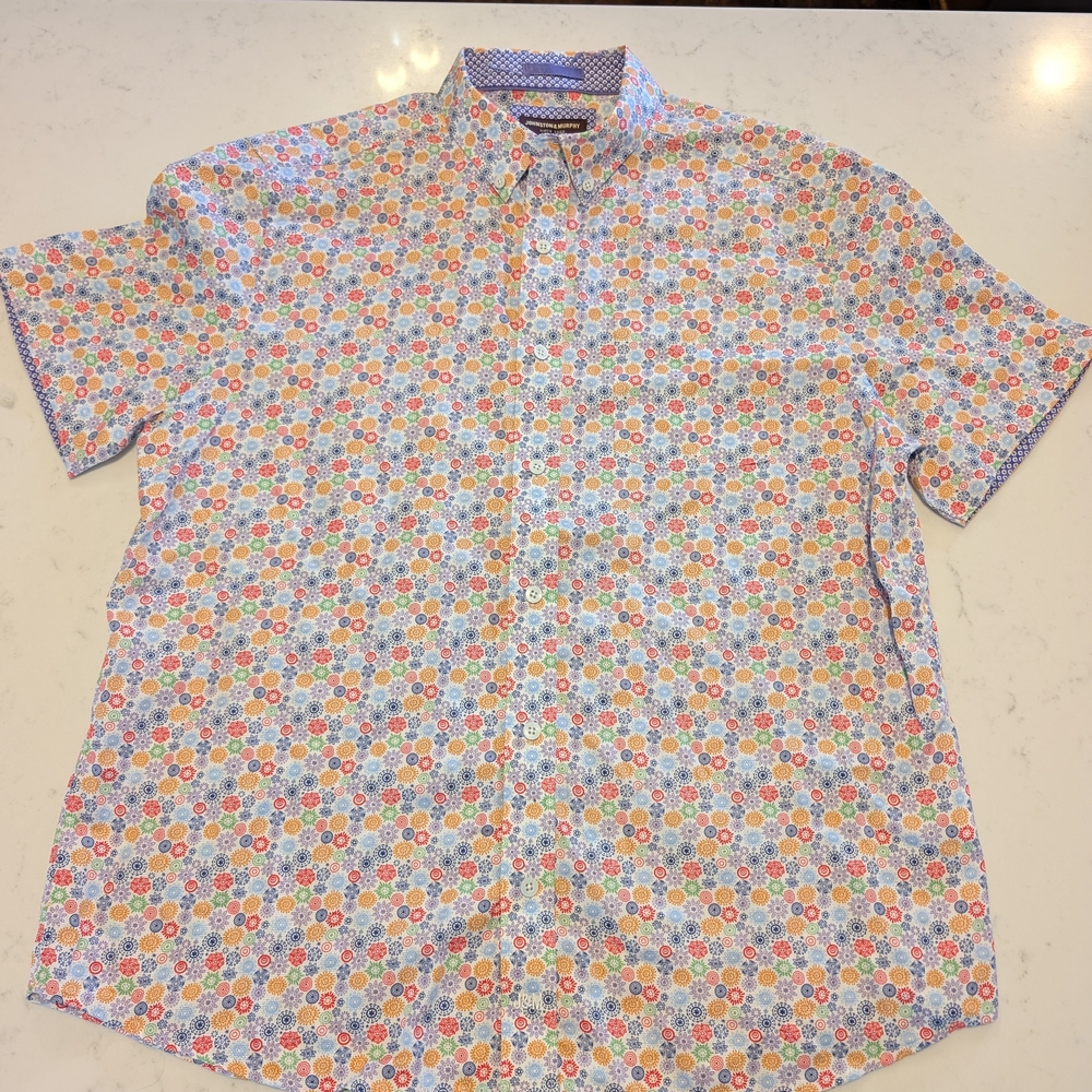 Johnston & Murphy Multicolor Floral Men's Shirt
